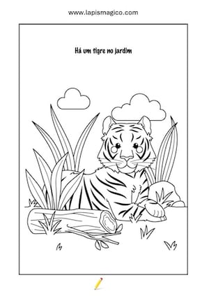 Há Um Tigre no Jardim, ficha pdf nº1