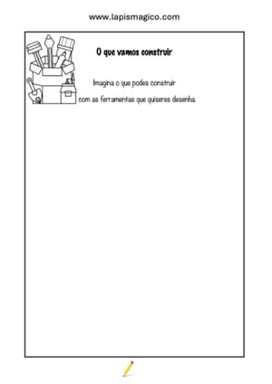 O Que Vamos Construir, ficha pdf nº1
