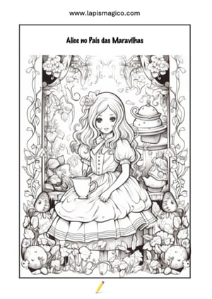 Alice no País das Maravilhas, ficha pdf nº1