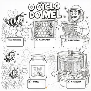 Ciclo do Mel, ficha pdf nº2