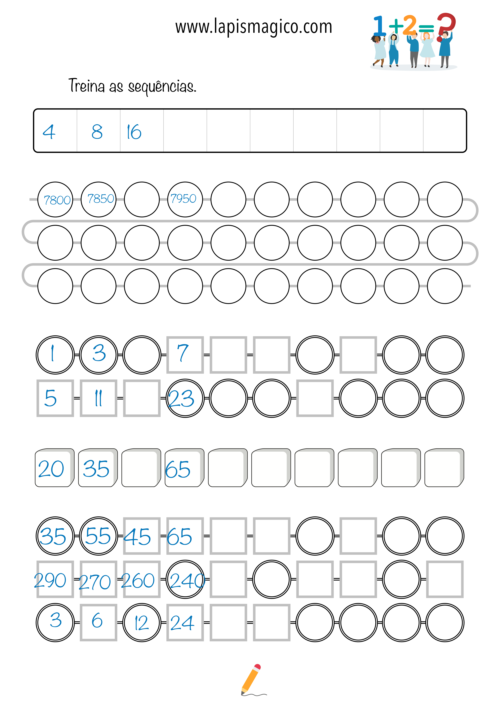 Adicao 4ano, ficha pdf nº4