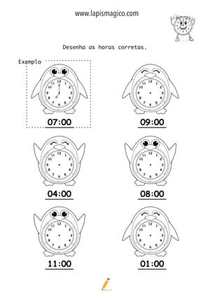 Horas, ficha pdf nº5