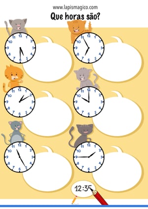 Horas, ficha pdf nº7