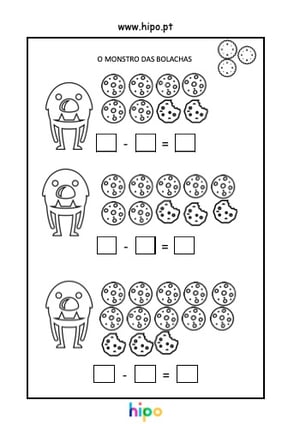 Subtracao 1ano, ficha pdf nº2