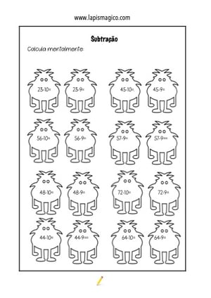 Subtracao 2ano, ficha pdf nº2