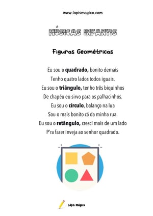 Figuras Geométricas, ficha pdf nº1