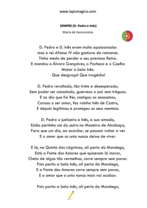 Sempre (D. Pedro e D. Inês), ficha pdf nº1