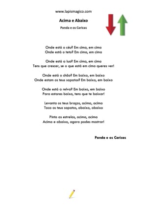 Acima e Abaixo, ficha pdf nº1