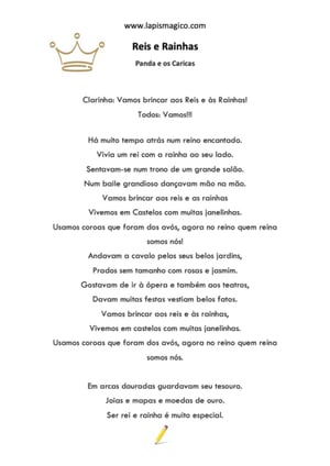 Reis E Rainhas, ficha pdf nº1