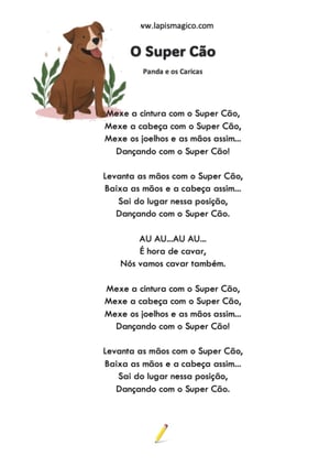 O Super Cão, ficha pdf nº1