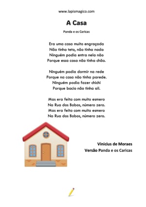 A casa, ficha pdf nº1