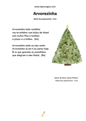Arvorezinha, ficha pdf nº1