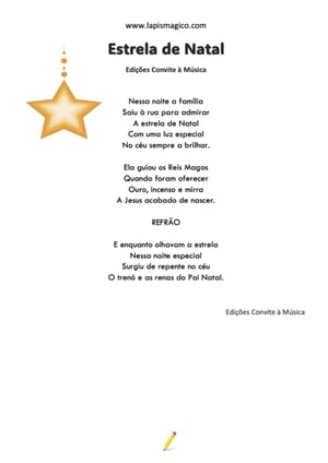 Estrela de Natal, ficha pdf nº1