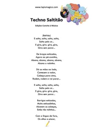Techno Saltitão, ficha pdf nº1