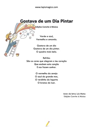 Gostava de Um Dia Pintar, ficha pdf nº1