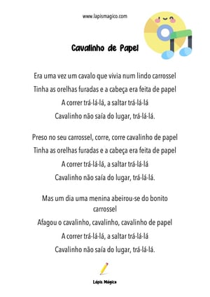Cavalinho de Papel, ficha pdf nº1