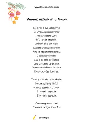 Vamos espalhar o amor, ficha pdf nº1