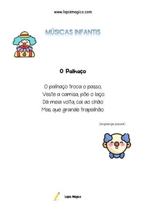 CO palhaço, ficha pdf nº1