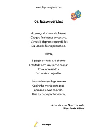 Os Esconderijos, ficha pdf nº1