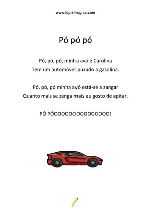 Pó, pó, pó, ficha pdf nº1