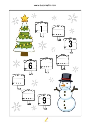 Fichas didáticas de Natal, ficha PDF nº1
