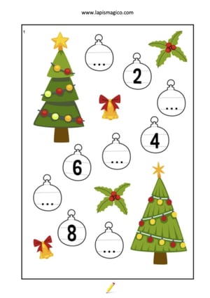 Fichas didáticas de Natal, ficha PDF nº3