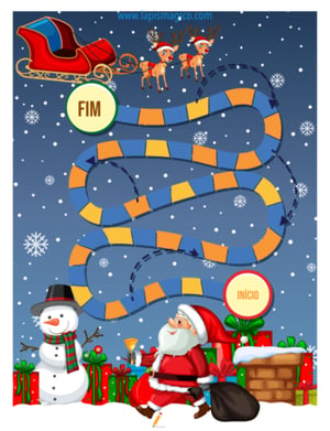 Labirintos de Natal, ficha PDF nº2