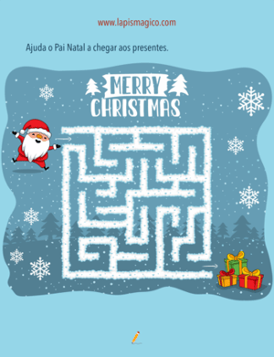 Labirintos de Natal, ficha PDF nº3