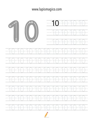 Número dez, ficha pdf nº4 Número dez, ficha pdf nº4