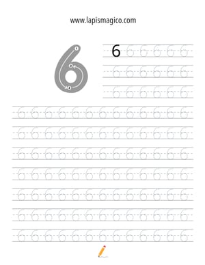 Número seis, ficha pdf nº4