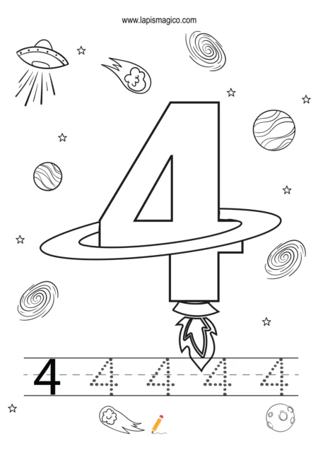 Número quatro, ficha pdf nº5