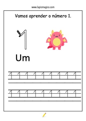 Número Um, ficha pdf nº2