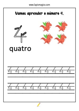 Número quatro, ficha pdf nº2