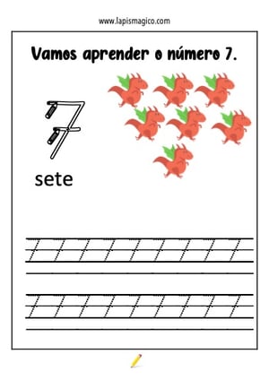 Número sete, ficha pdf nº2
