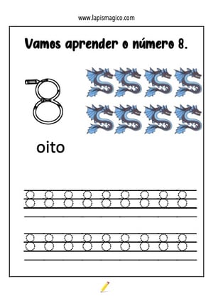 Número oito, ficha pdf nº2 Número oito, ficha pdf nº2