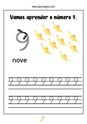 Número nove, ficha pdf nº2