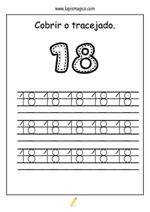 Número dezoito, ficha pdf nº2