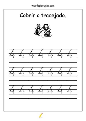 Número quatro, ficha pdf nº1