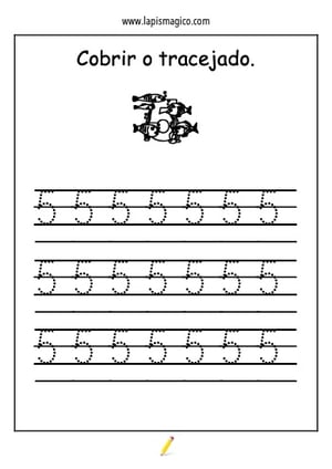 Número cinco, ficha pdf nº1