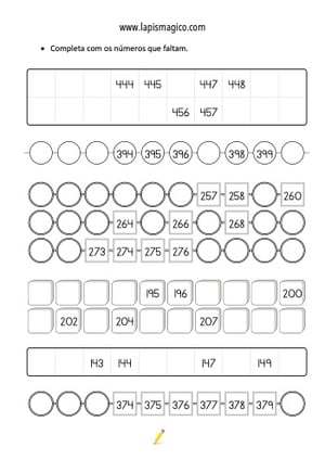 Sequências e regularidades, ficha pdf nº17