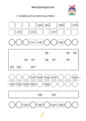 Sequências e regularidades, ficha pdf nº19