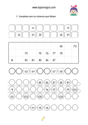 Sequências e regularidades, ficha pdf nº22