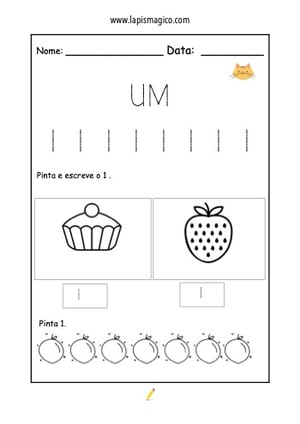 Número Um, ficha pdf nº1