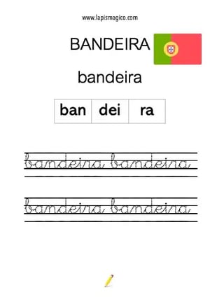 Bandeira, ficha pdf nº1
