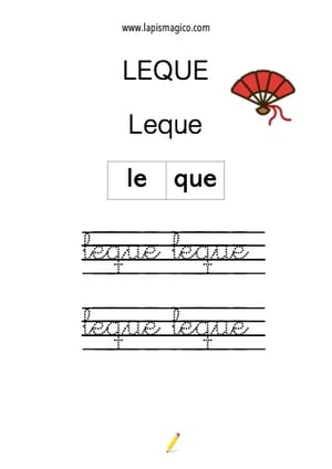 Leque, ficha pdf nº1