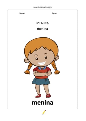 Menina, ficha pdf nº2
