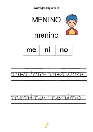 Menino, ficha pdf nº1