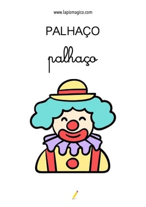 Palhaço, ficha pdf nº2 Palhaço, ficha pdf nº2