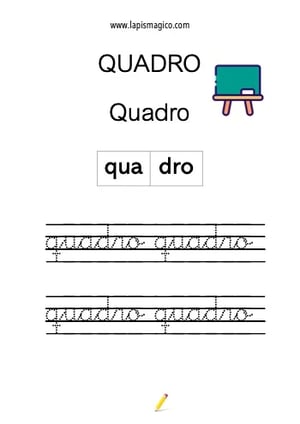 Quadro, ficha pdf nº1
