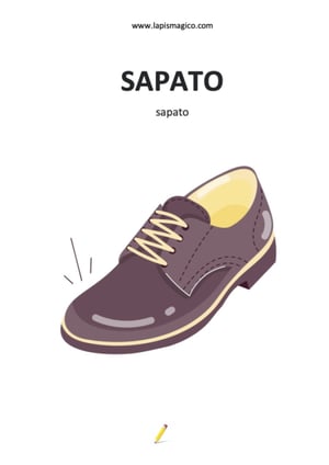 Sapato, ficha pdf nº2